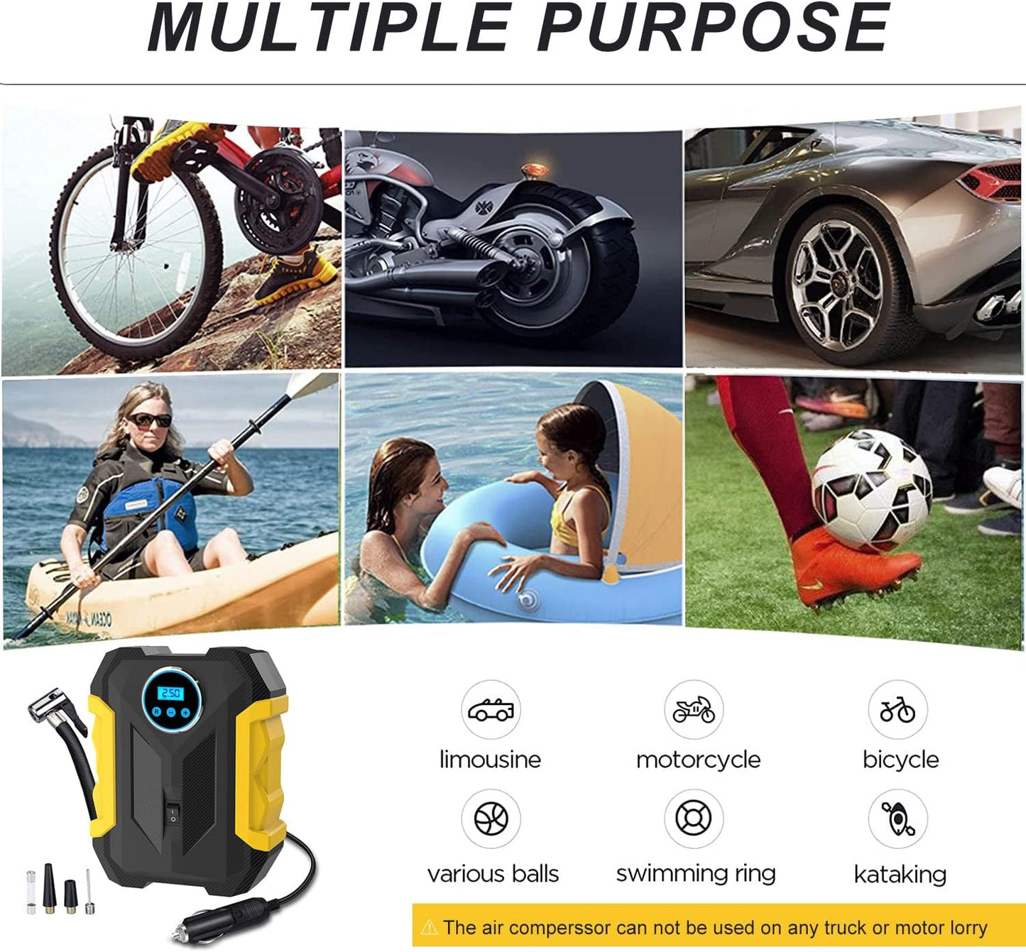 Compresor Aire Coche Portatil